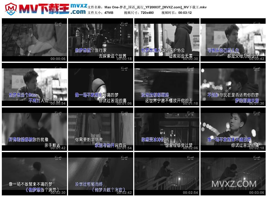 Max One-梦者_国语_流行_YF200037